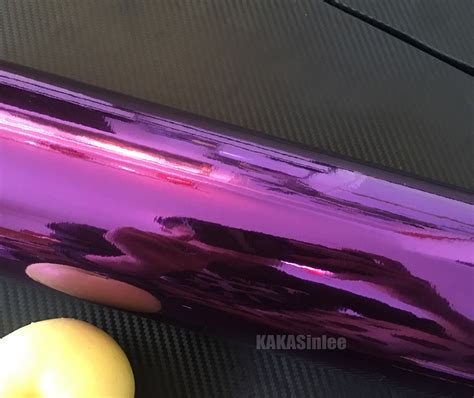 50ft X 5ft Full Car Wrap Purple Mirror Chrome Vinyl Sticker Flexible