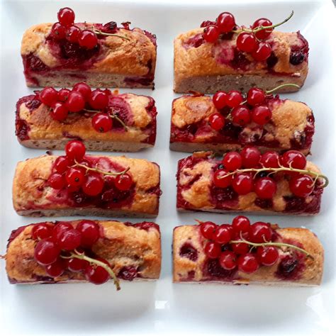Recette de mes Mini-cakes groseilles healthy