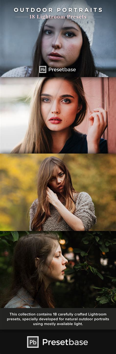 Menggunakan setelan preset memberi anda keuntungan. Outdoor Portraits Lightroom Presets | Lightroom presets ...