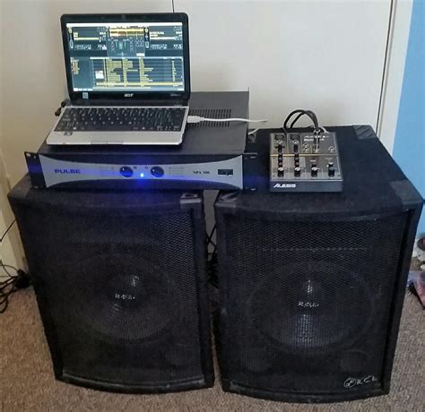 Dj Setup Pa System Laptop Amp Speakers In Wa1 Warrington For £265