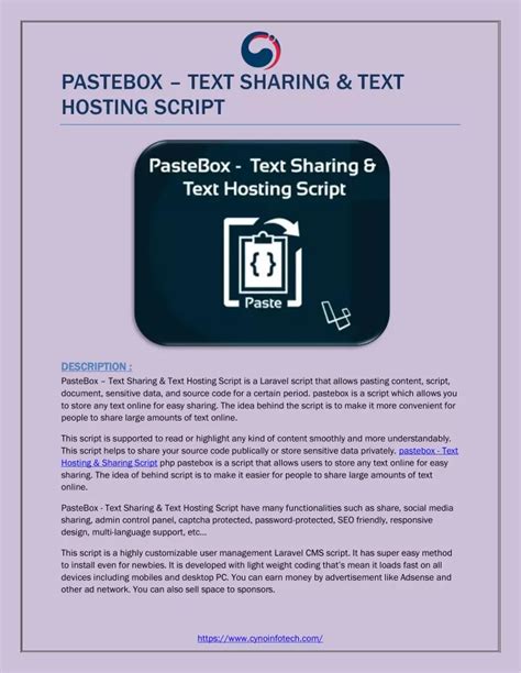 Ppt Pastebox Text Sharing And Text Hosting Script Powerpoint