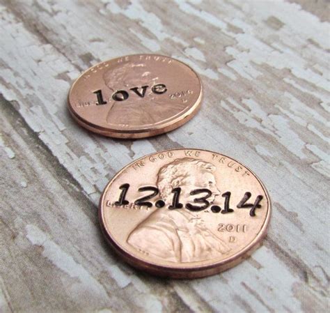 Set Of Lucky Penny For Her Shoe Wedding Day By Alwaysamemory Lucky