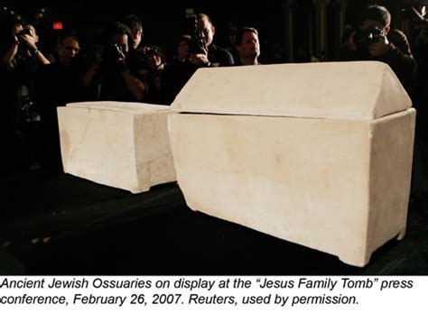 Jesus And The Ossuaries First Century Jewish Burial Practices And The