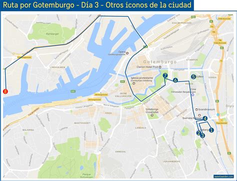 mapa ruta por gotemburgo de 3 días día 3 sweetsweden
