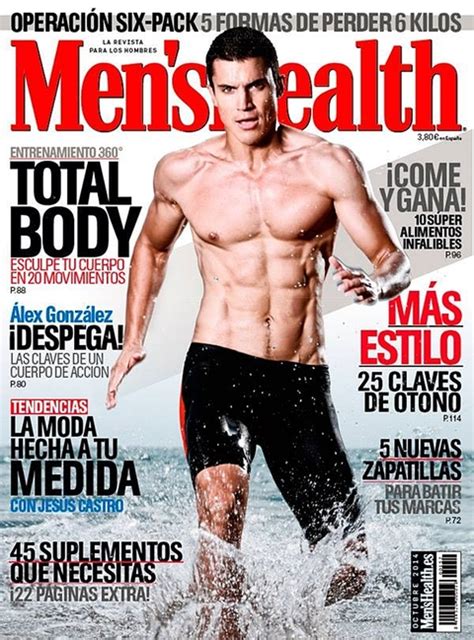 Álex González Luce Cuerpazo En La Portada De La Revista Mens Health