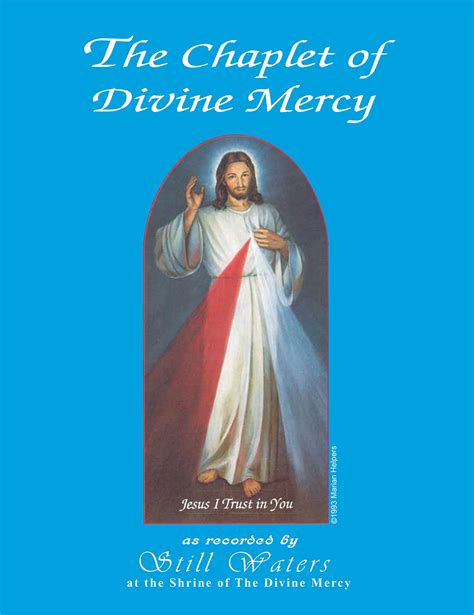 The Chaplet Of The Divine Mercy Original Chant Sheet Music Mercysong