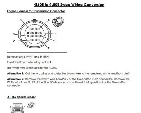 Chevy 4l80e Neutral Safety Switch Wiring Diagram - Wire