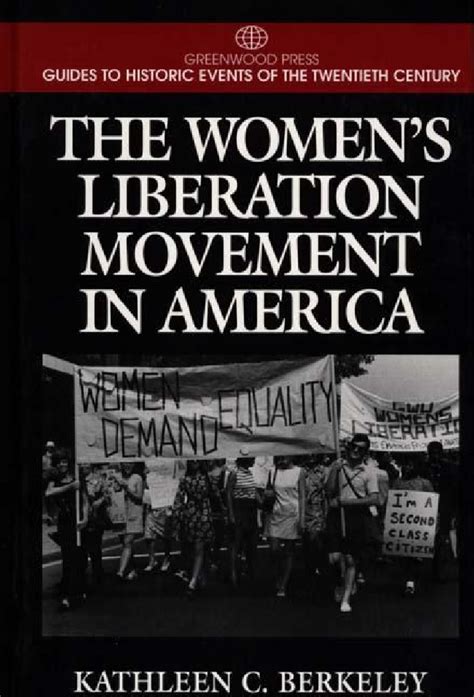 Women S Liberation Movement In America The • Abc Clio