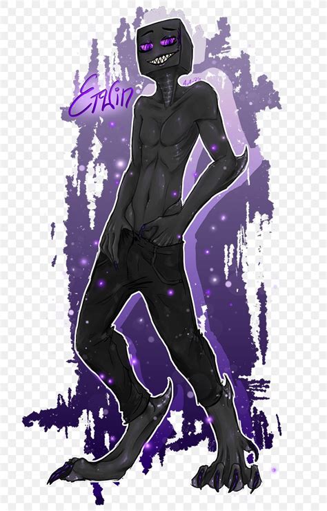 Minecraft Art Enderman Drawing Png 761x1280px Minecraft Art Commission Costume Design