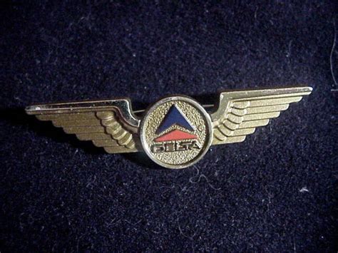 Delta Airlines Vintage Plastic Jr Pilot Wings Pin By Stoffel Seals