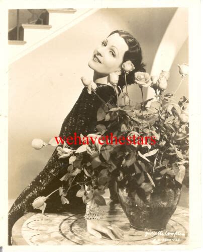 Vintage Juliette Compton Gorgeous Glamour With Roses 30s Publicity