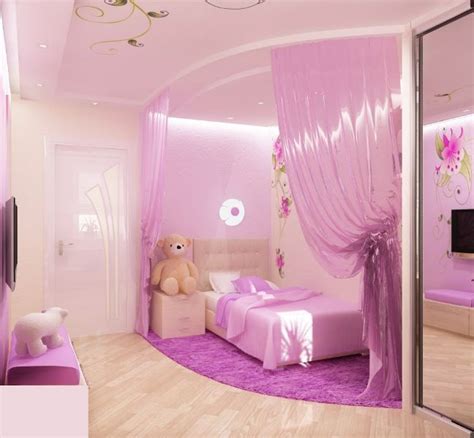 55 room design ideas for teenage girls. girls room pink | Pink Bedroom Design For A Little ...