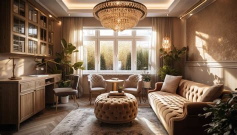 Elegant Modern Living Room Showcases Luxury Design Generated By Ai