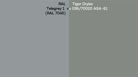 Ral Telegrey Ral Vs Tiger Drylac Asa Side By Side