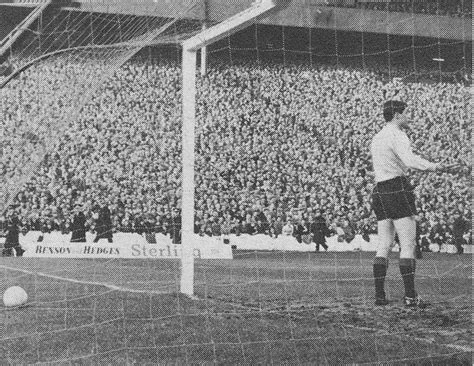 That hero was baptized bobby charlton. 2nd April 1966. Scotland goalkeeper Bobby Ferguson wondering where his defence is following ...