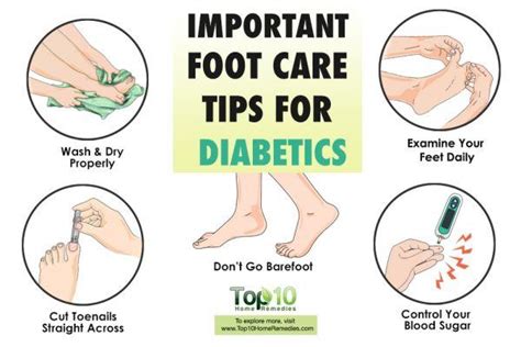 10 foot care tips for diabetics top 10 home remedies