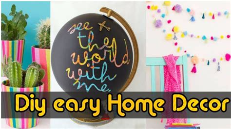 Diy Room Decor 9 Easy Crafts Ideas At Home Room Decoration Ideas