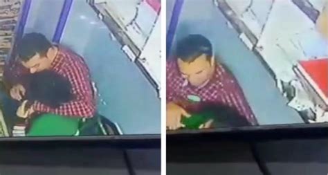 مصر شاهد كاميرا توثق لحظة تحرش موظف بطفلة داخل مكتبه بالجيزة