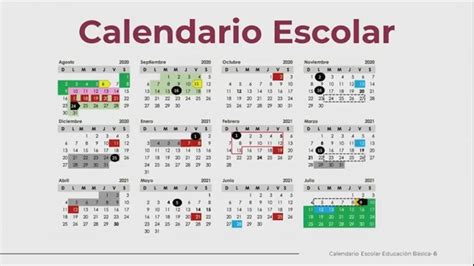 Este Es El Calendario Escolar De La Sep Para El Ciclo 2020 2021