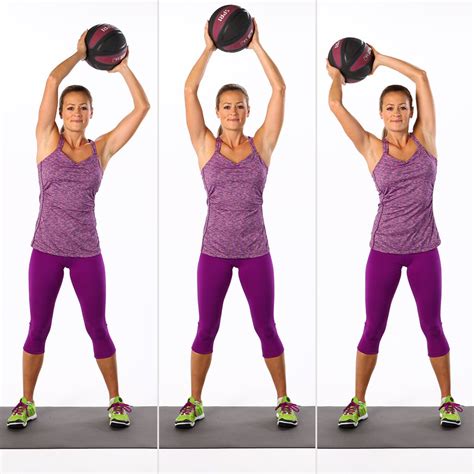 Overhead Circles Best Ab Exercises Using Weights Popsugar Fitness