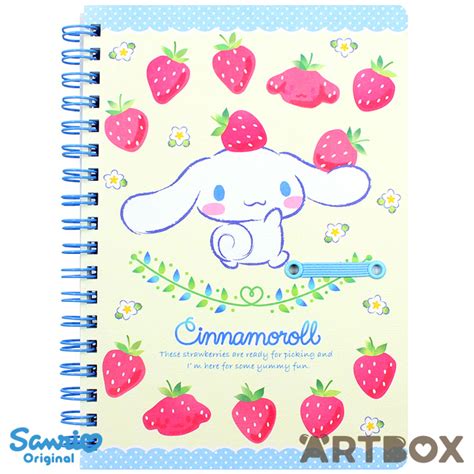 Buy Sanrio Cinnamoroll Strawberry B6 Spiral Lined Notebook At Artbox