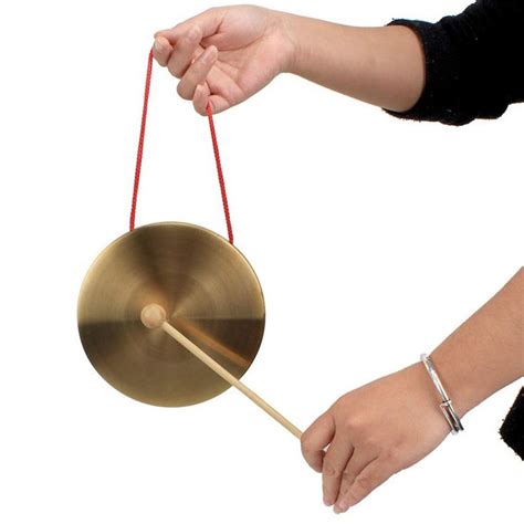 Dtower Hand Gong Chapel Copper Cymbals With Round Play Hammerhand Gong