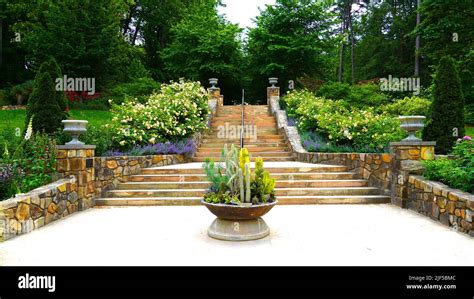 The Sarah P Duke Gardens Located On The Duke University Campus In