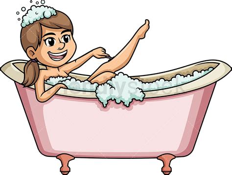 Woman Shaving Her Legs Cartoon Clipart Vector Friendlystock Cartoon