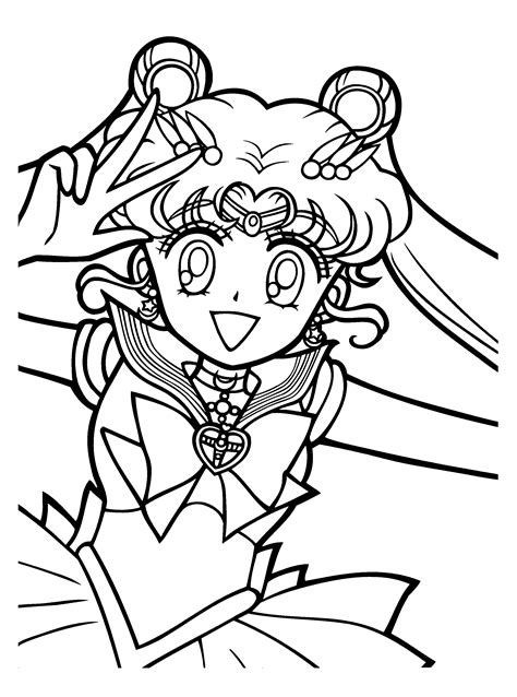 Black And White Sailor Moon Clip Art Library