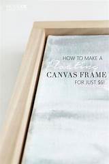 Images of Making Canvas Picture Frames