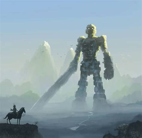 Shadow Of The Colossus By Edsfox On Deviantart Arte De Animación