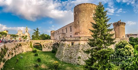 Famous Aragonese Castle Castello Aragonese Venosa Basilicata Italy