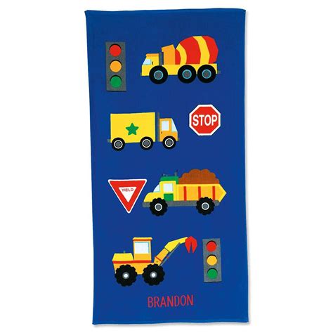 Get the kids' bath towels you want from the brands you love today at sears. Personalized Trucks Personalized Beach Towel | Current Catalog