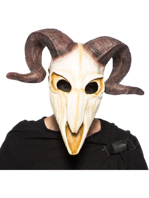 Adults Skeleton Ram Skull Mask