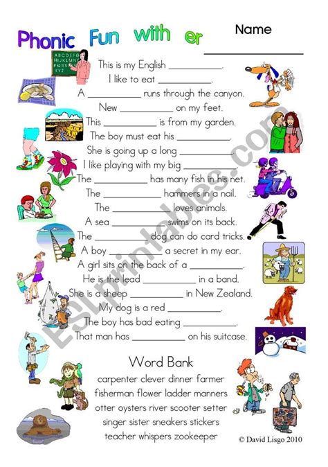 Er Pictures Phonics Steve