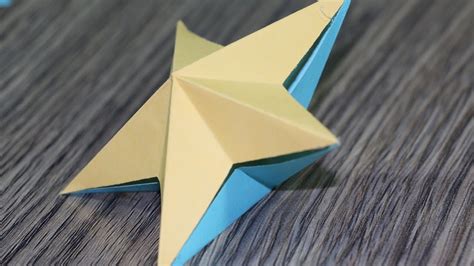 How To Make 3d Origami Paper Stars Youtube