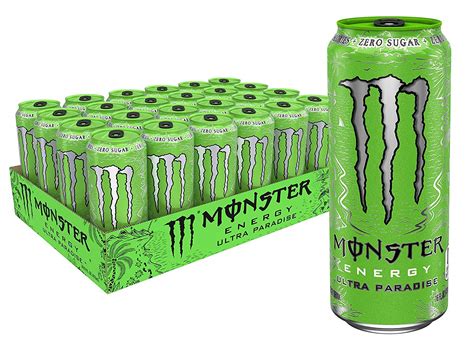 Buy Monster Energy Drinks Ultra Paradise Flavour Discounted Price 24 Cans Pack All Flavours Fast