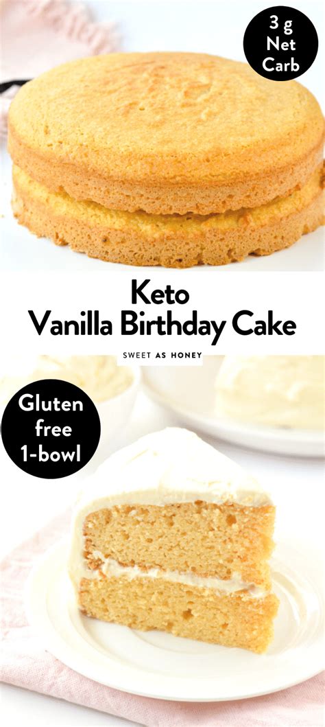 Softened butter 1 1/4 tsp. Keto vanilla cake diabetic birthday cake Sweetashoney in 2020 | Diabetic birthday cakes, Keto ...