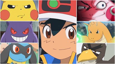 Full Ash Ketchum Pokemon Journeys Team Youtube