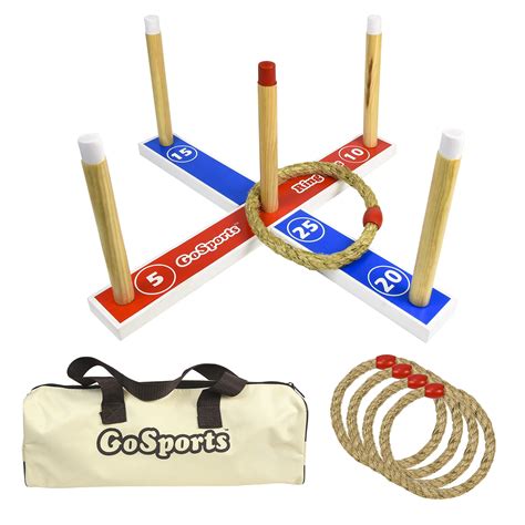 Buy Gosports Premium Wooden Ring Toss Game For Kids And Adults Online At