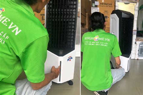 Tiết kiệm điện, thân thiện môi trường. Quạt làm mát không khí Boss S106