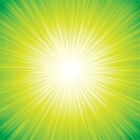 Green Sunbeam Background Freevectors