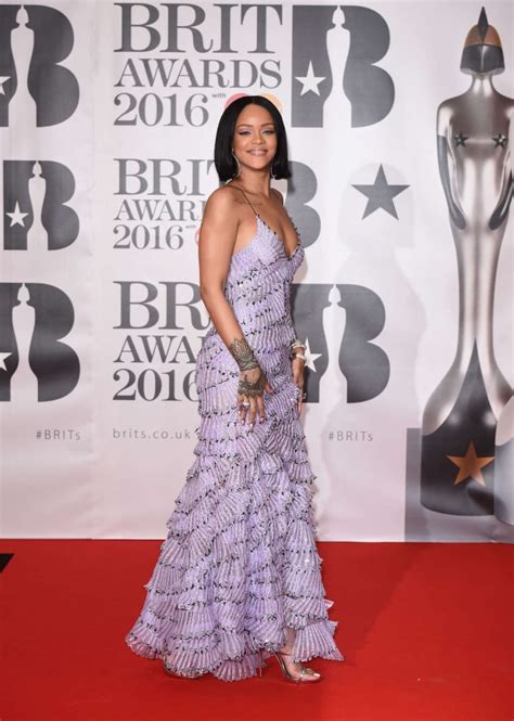 Rihanna Brit Awards 2016 In London Gotceleb
