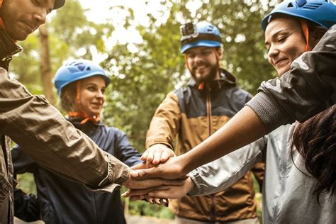 Download Premium Image Of Team Building Outdoor In The Forest 387997