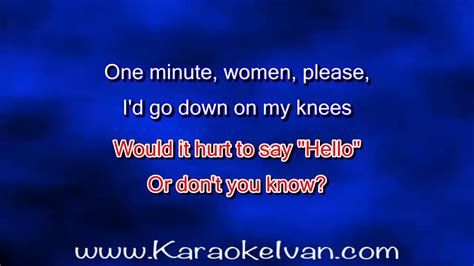 Bee Gees One Minute Woman KARAOKE YouTube