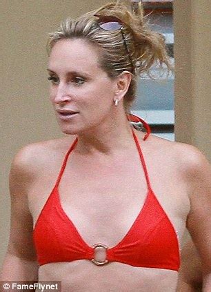 Real Housewives Sonja Morgan Reveals Lopsided Boob Job As She Spills Out Of Bustier While