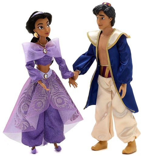 Disney Singing Duet Jasmine And Aladdin Doll Set