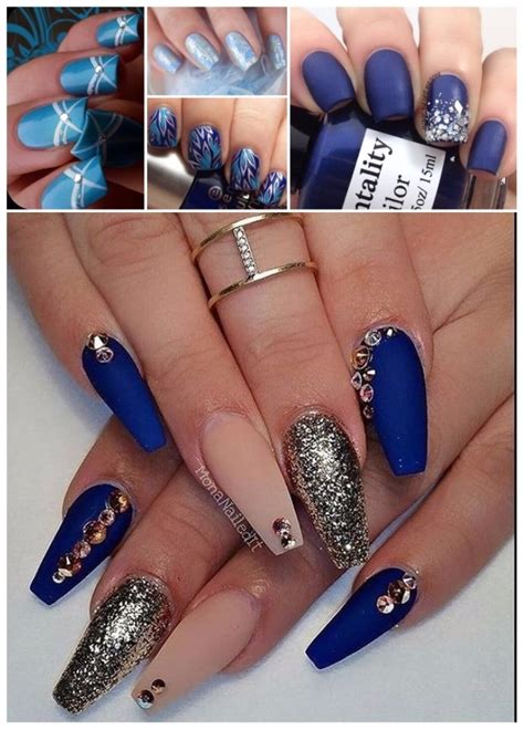 This color was named with the keyword azul marino by the users. Decoración de uñas azul: ¡50 diseños fáciles con estilo!