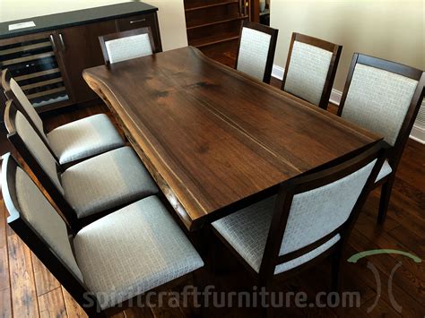 What kind of base for live edge dining table? Custom solid wood and live edge dining conference tables