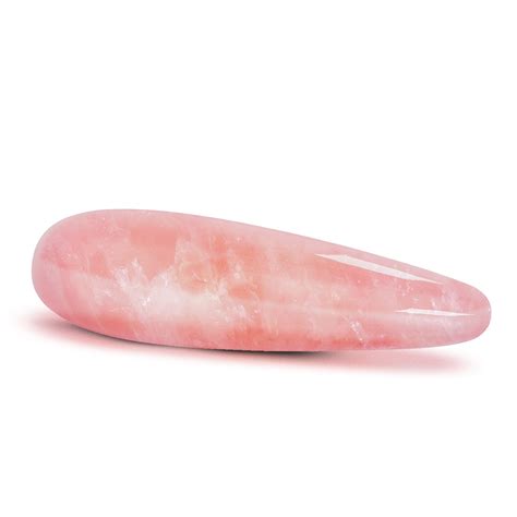 Rose Quartz Crystal Dildo Pleasure Wand Yoni Wand Omyoni